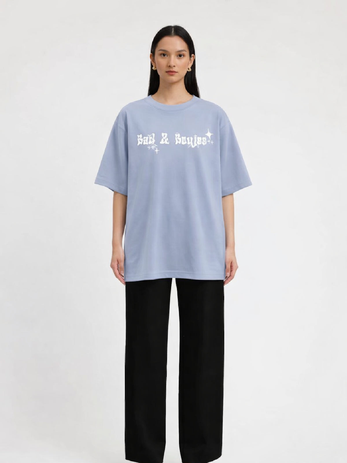 Dark Hours Lilac Oversized T-shirt