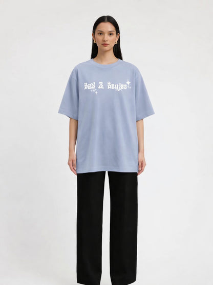 Dark Hours Lilac Oversized T-shirt