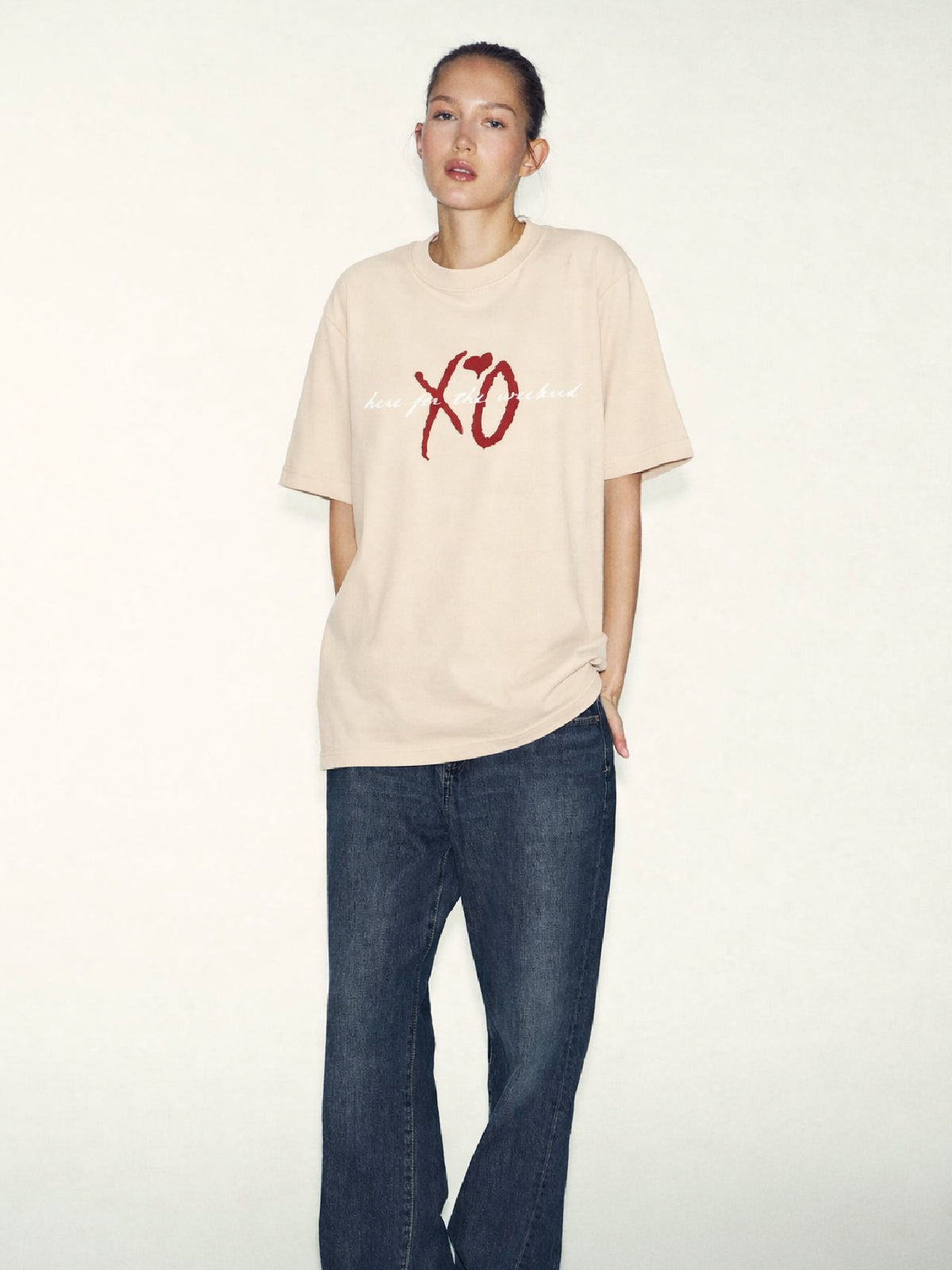 Here for The Weeknd Oversized T-shirt