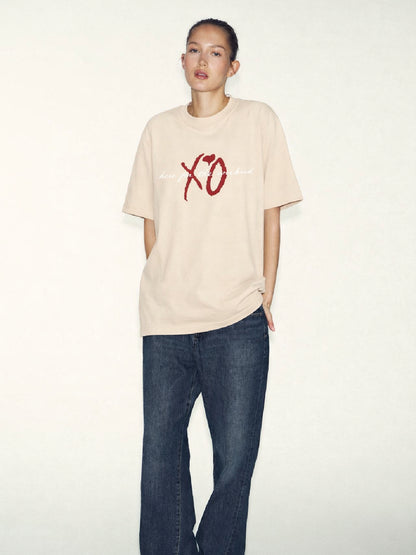 Here for The Weeknd Oversized T-shirt