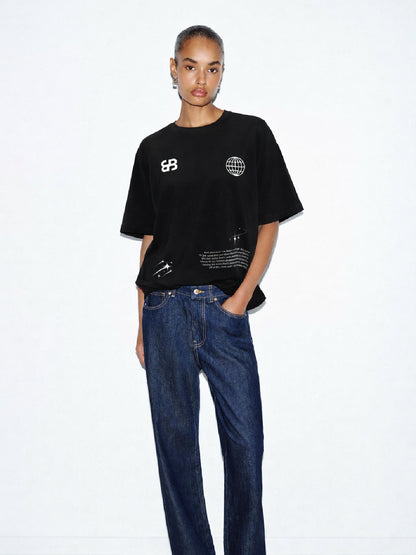 Rebel With A Cause Oversized T-shirt