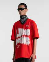 Lucid Dreams Red Oversized T-shirt