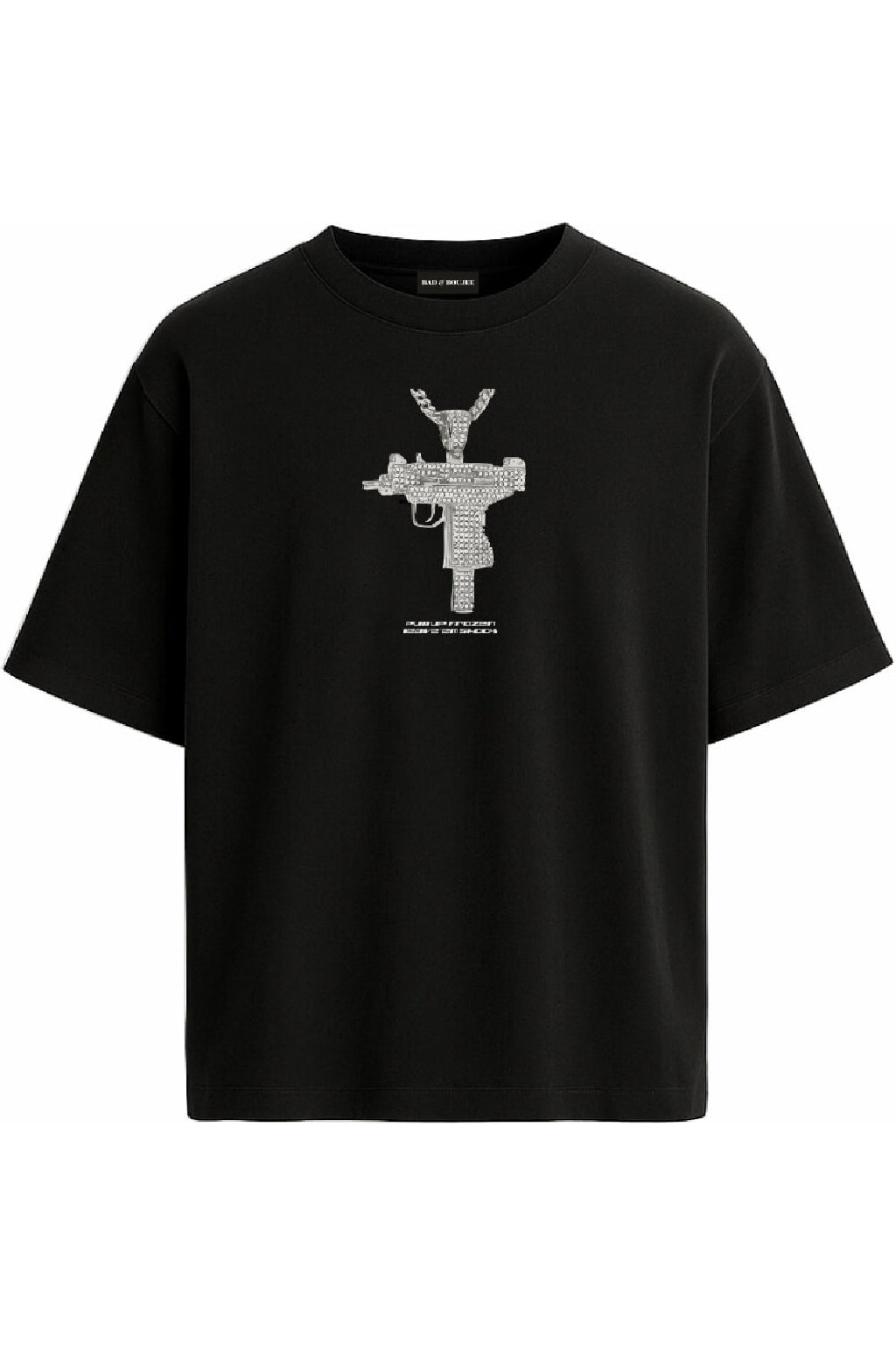 Certified Flex Offender Black Oversized T-shirt
