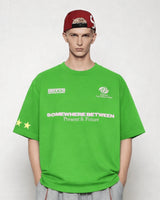 Present Future Green Oversized T-shirt