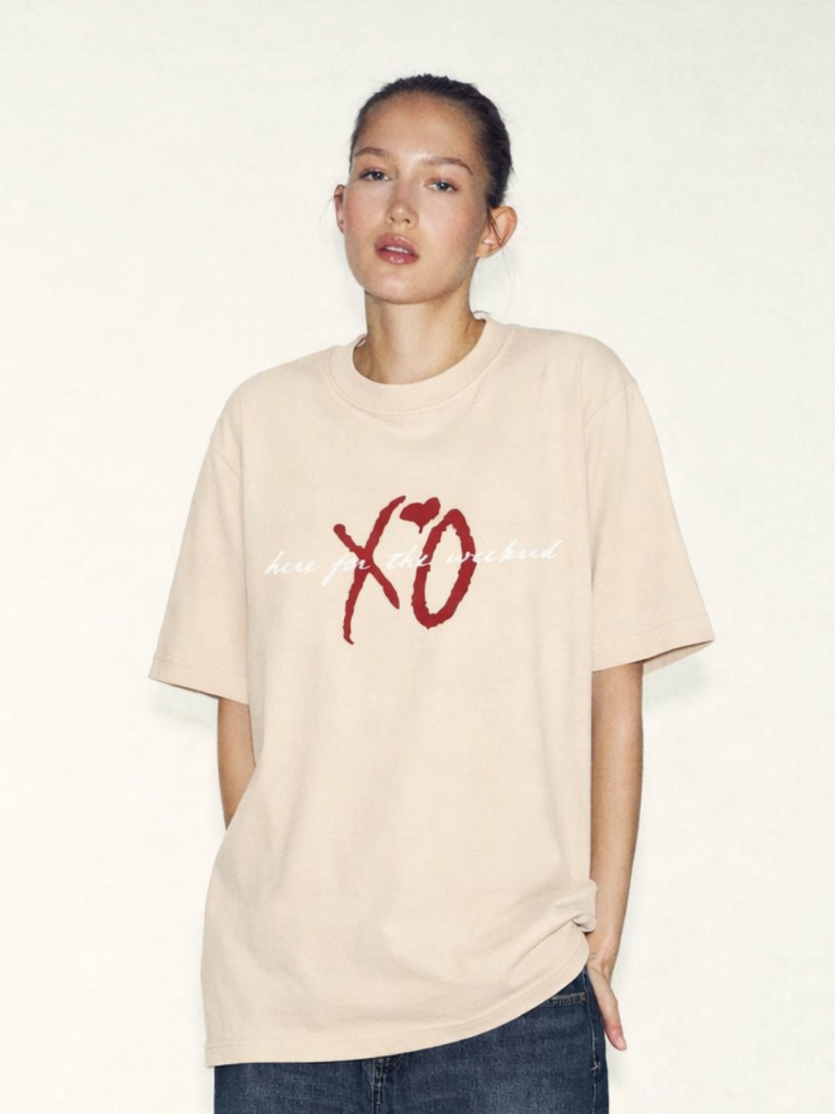 Here for The Weeknd Oversized T-shirt