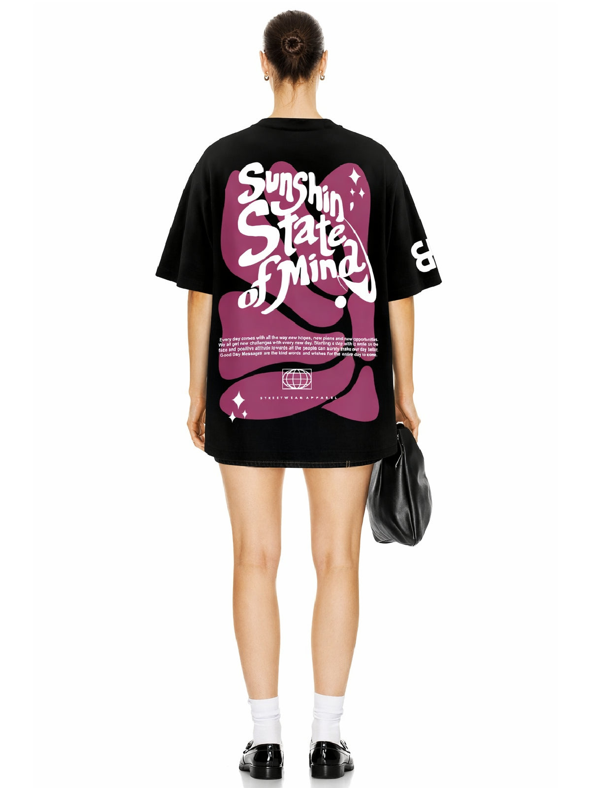 Hope Black Oversized T-shirt