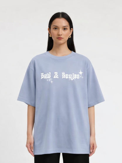 Dark Hours Lilac Oversized T-shirt