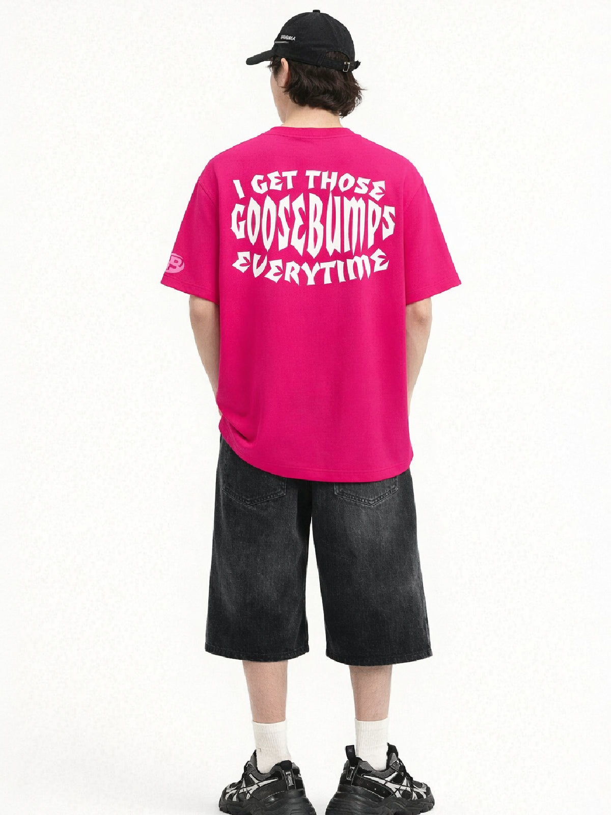 Goosebumps Pink Oversized T-Shirt