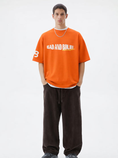 All My Life Orange Oversized T-shirt