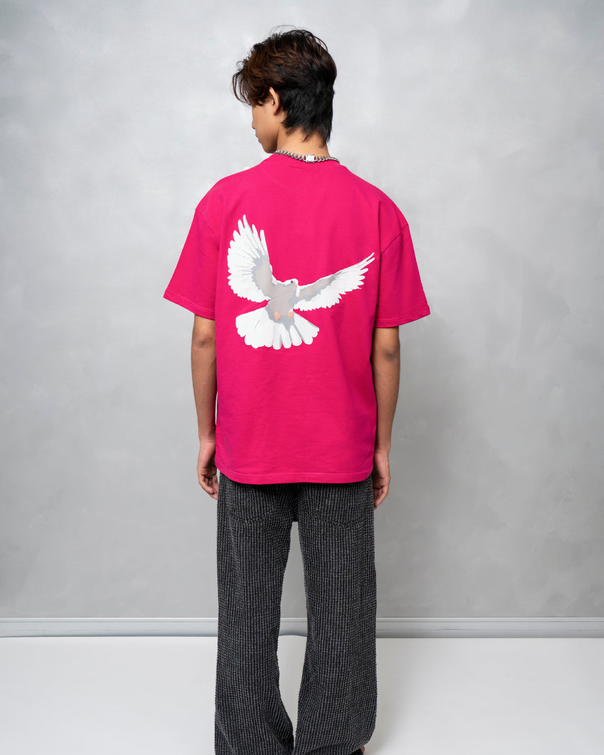 Flight Mode Hot Pink Oversized T-shirt