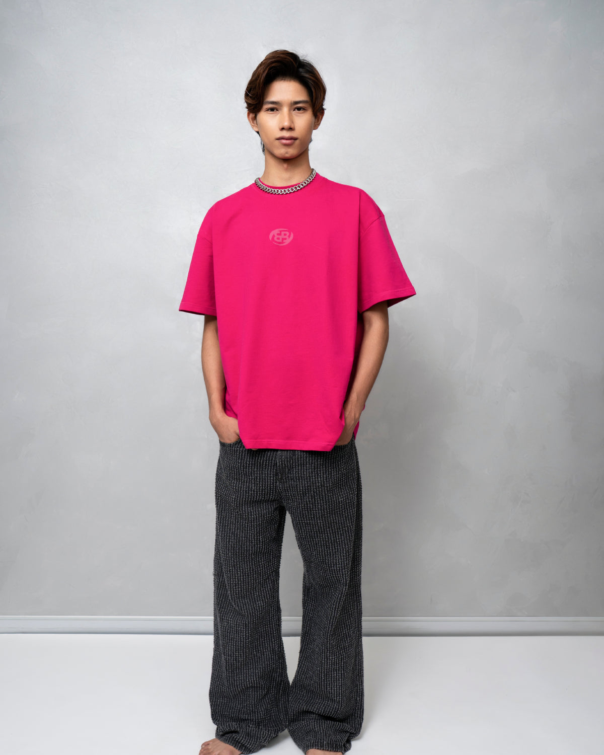 Flight Mode Hot Pink Oversized T-shirt