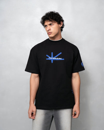 Reality Check Black Oversized T-shirt