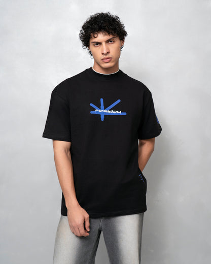 Reality Check Black Oversized T-shirt