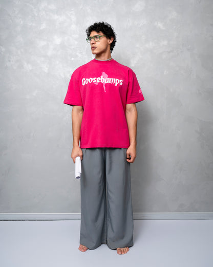 Goosebumps Pink Oversized T-Shirt