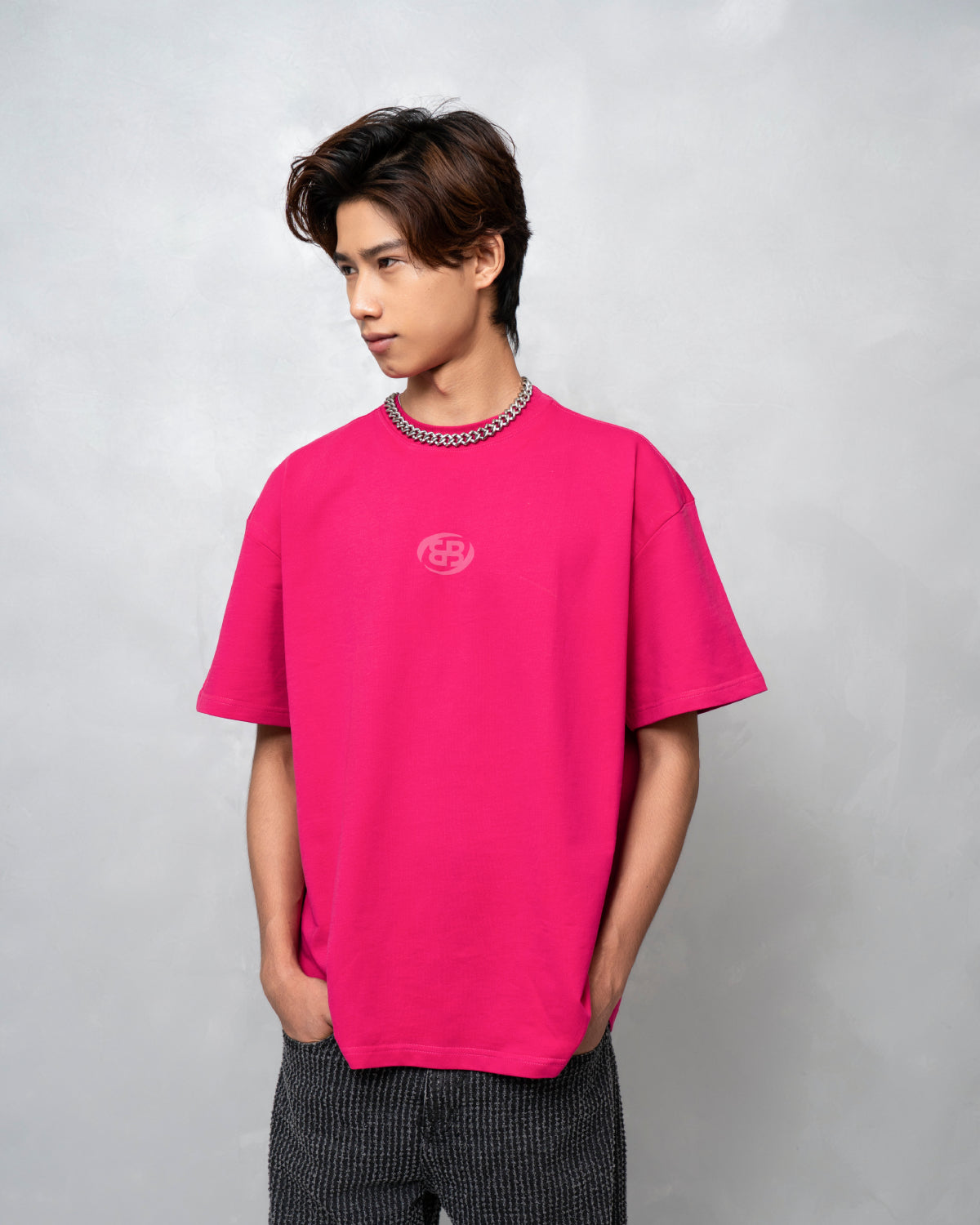 Flight Mode Hot Pink Oversized T-shirt