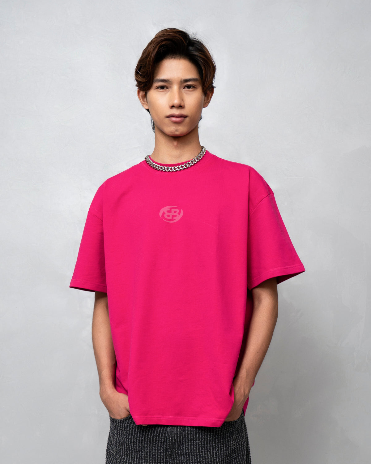 Flight Mode Hot Pink Oversized T-shirt