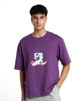 Madiba Purple Oversized T-shirt