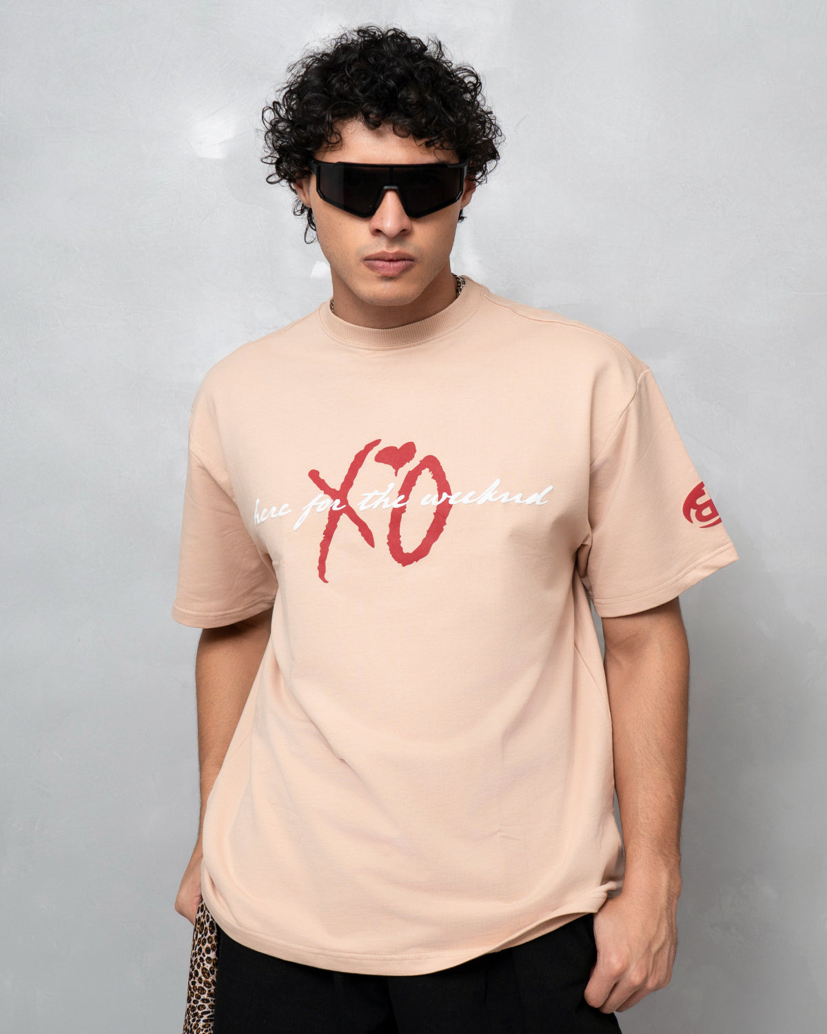 Here for The Weeknd Oversized T-shirt