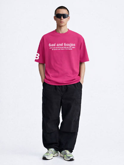 In My Feeling Pink Oversized T-shirt