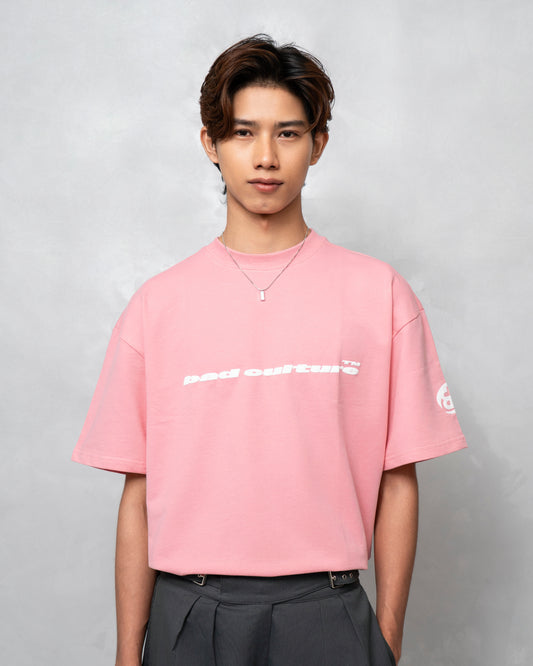 Bad Culture Pink Oversized T-shirt