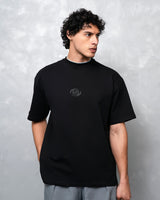 Flight Mode Black Oversized T-shirt