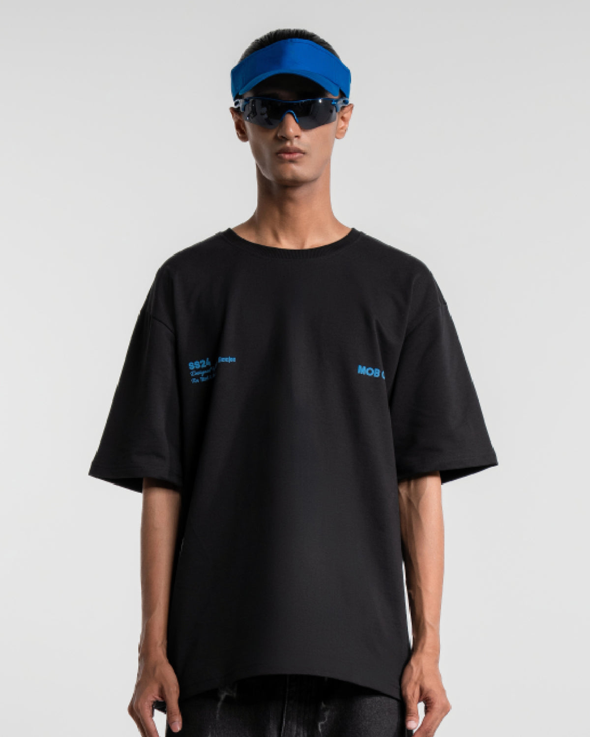 Mob Out Black Oversized T-shirt