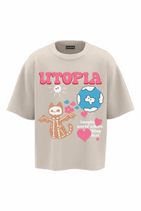 Utopia Summer Sand Oversized T-shirt