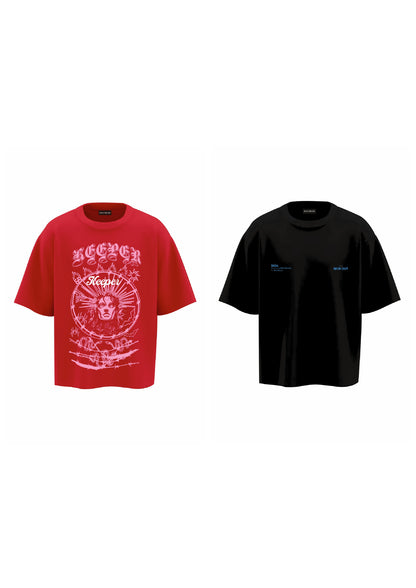 combo BB KEEPER + MOB OUT BLACK (set of two t-shirts)