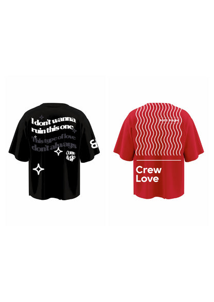 combo COME & GO + CREW LOVE RED (set of two t-shirts)