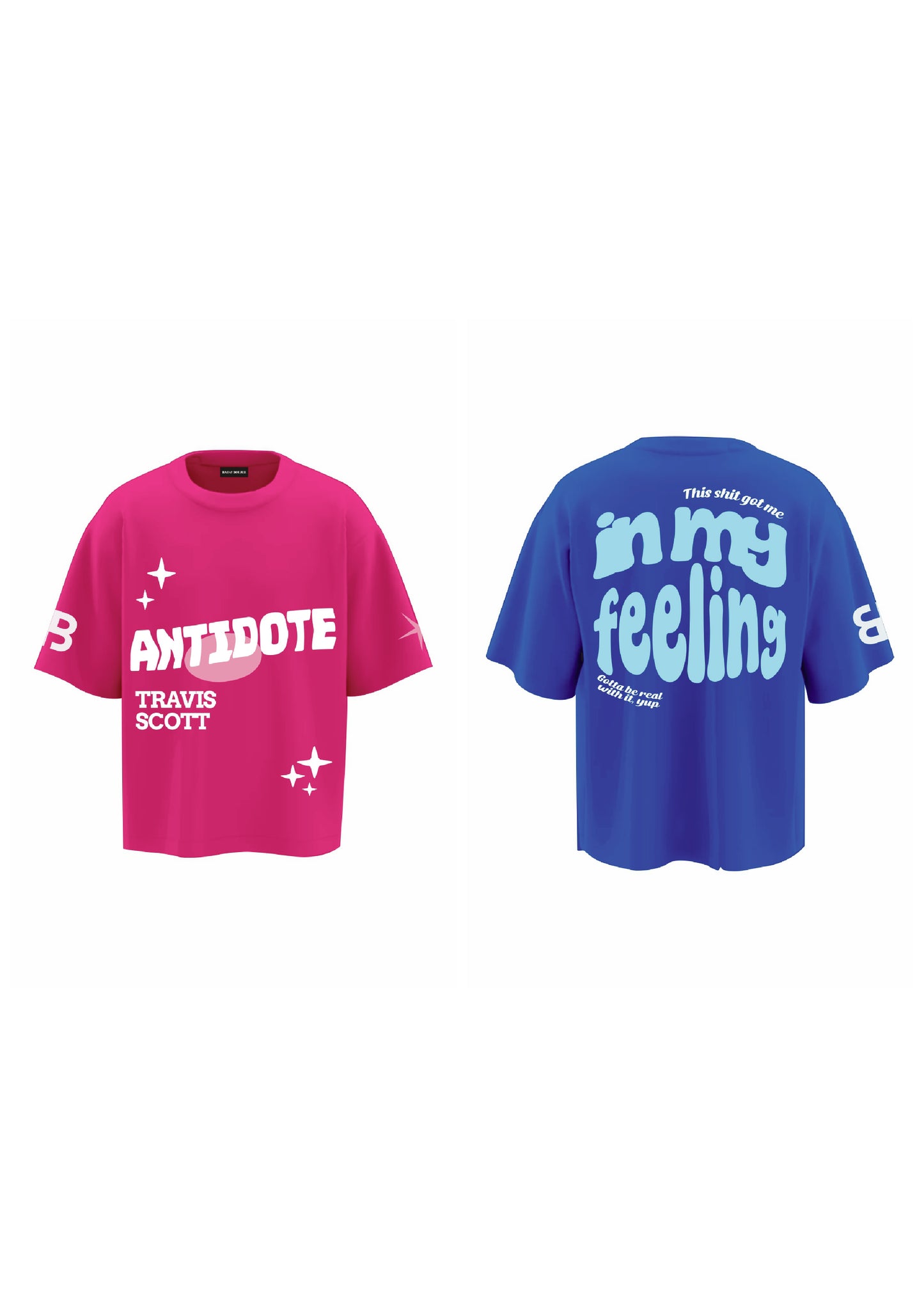 combo ANTIDOTE + IN MY FEELING (set of two t-shirts)