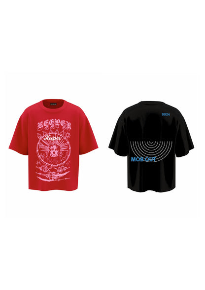 combo BB KEEPER + MOB OUT BLACK (set of two t-shirts)