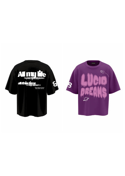 combo LUCID DREAMS + ALL MY LIFE (set of two t-shirts)