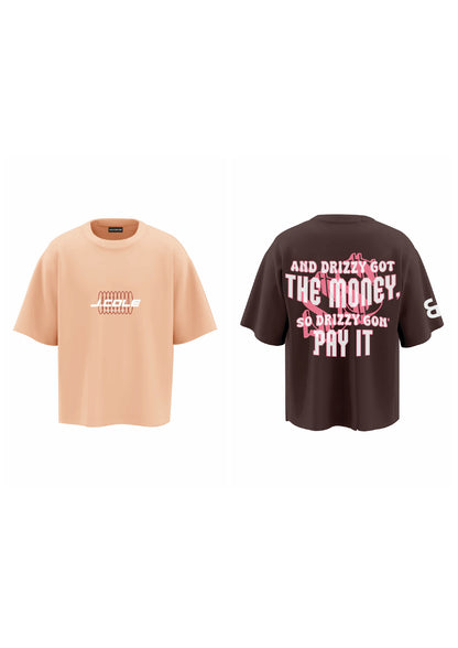 combo NO ROLE MODELZ PEACH + MONEY ON MY MIND (set of two t-shirts)