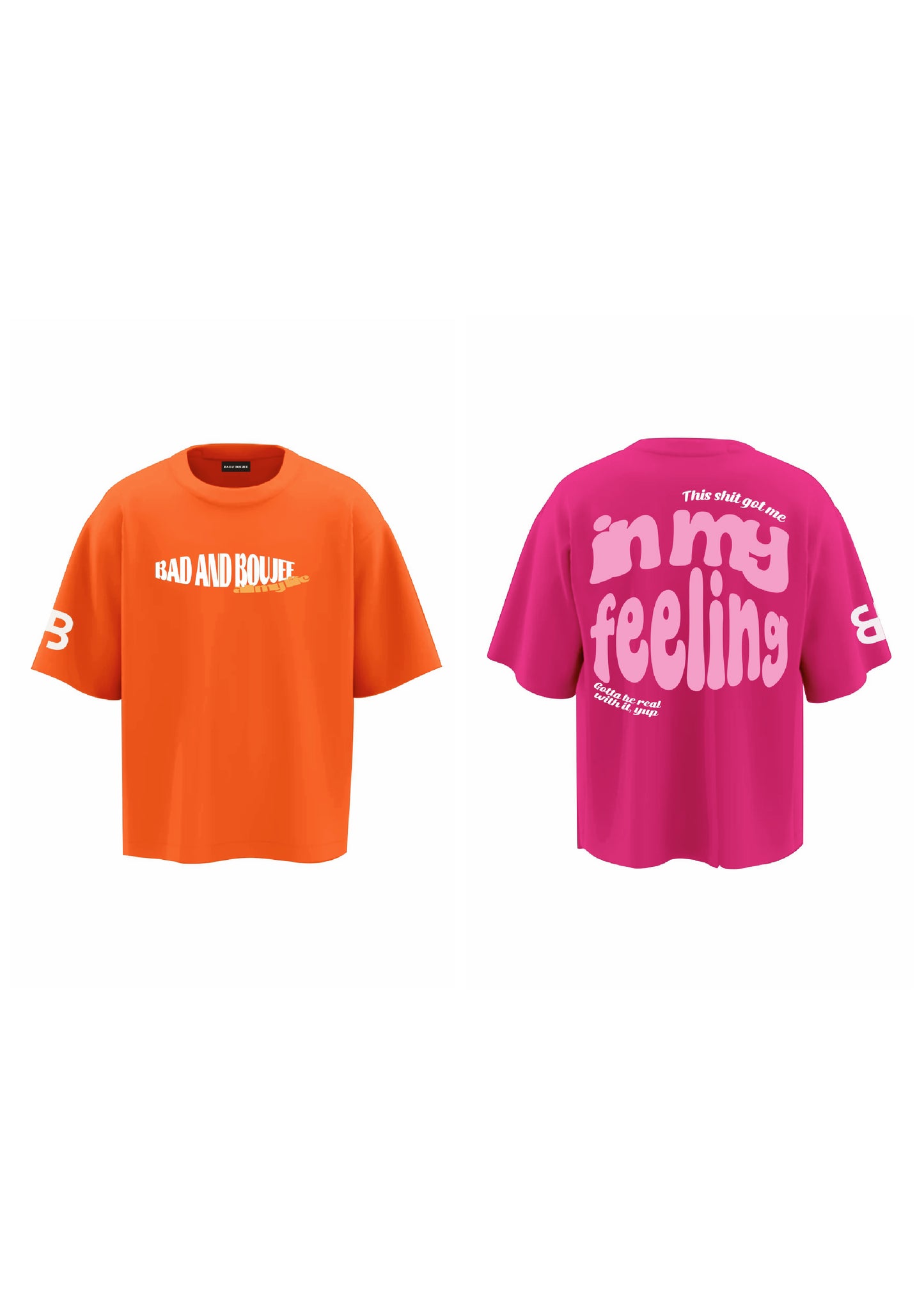 combo IN MY FEELING + ALL MY LIFE (set of two t-shirts)