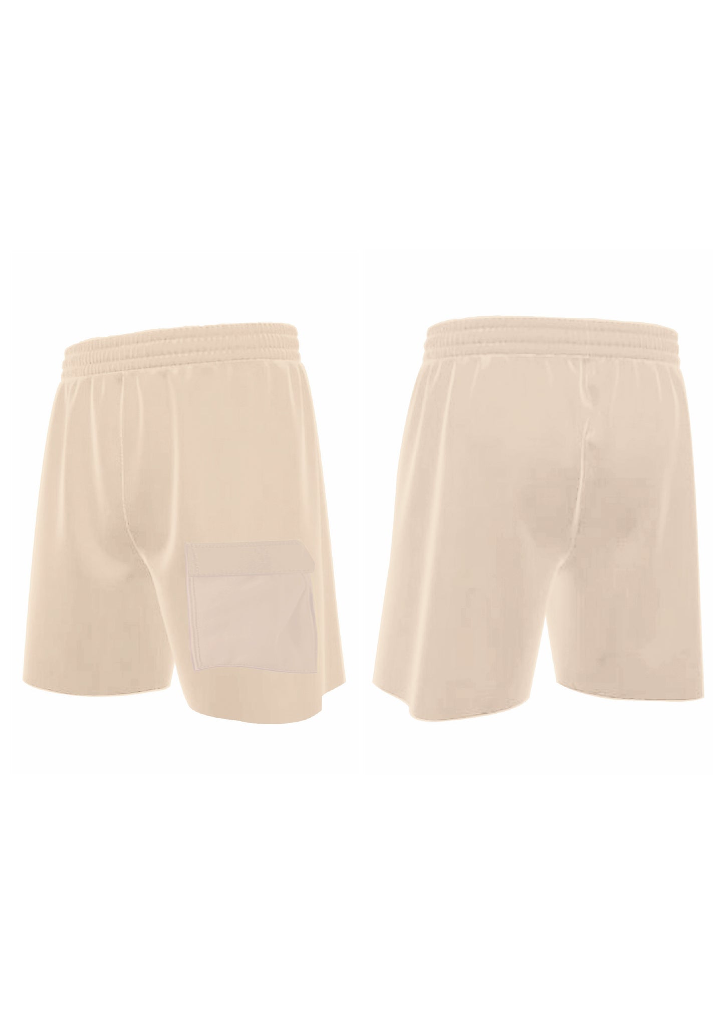 combo lounge shorts beige + boujee lounge shorts beige (set of two shorts)