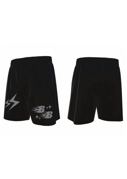 combo lounge shorts Black + boujee lounge shorts black (set of two shorts)