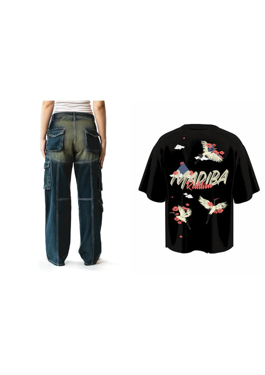 combo MADIBA +BB BOULEVARD BLUES (set of t-shirts & denims)