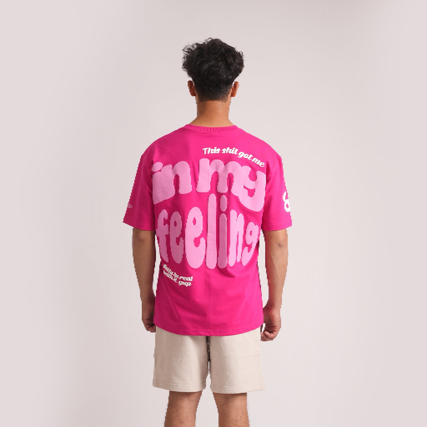 In My Feeling Pink Oversized T-shirt