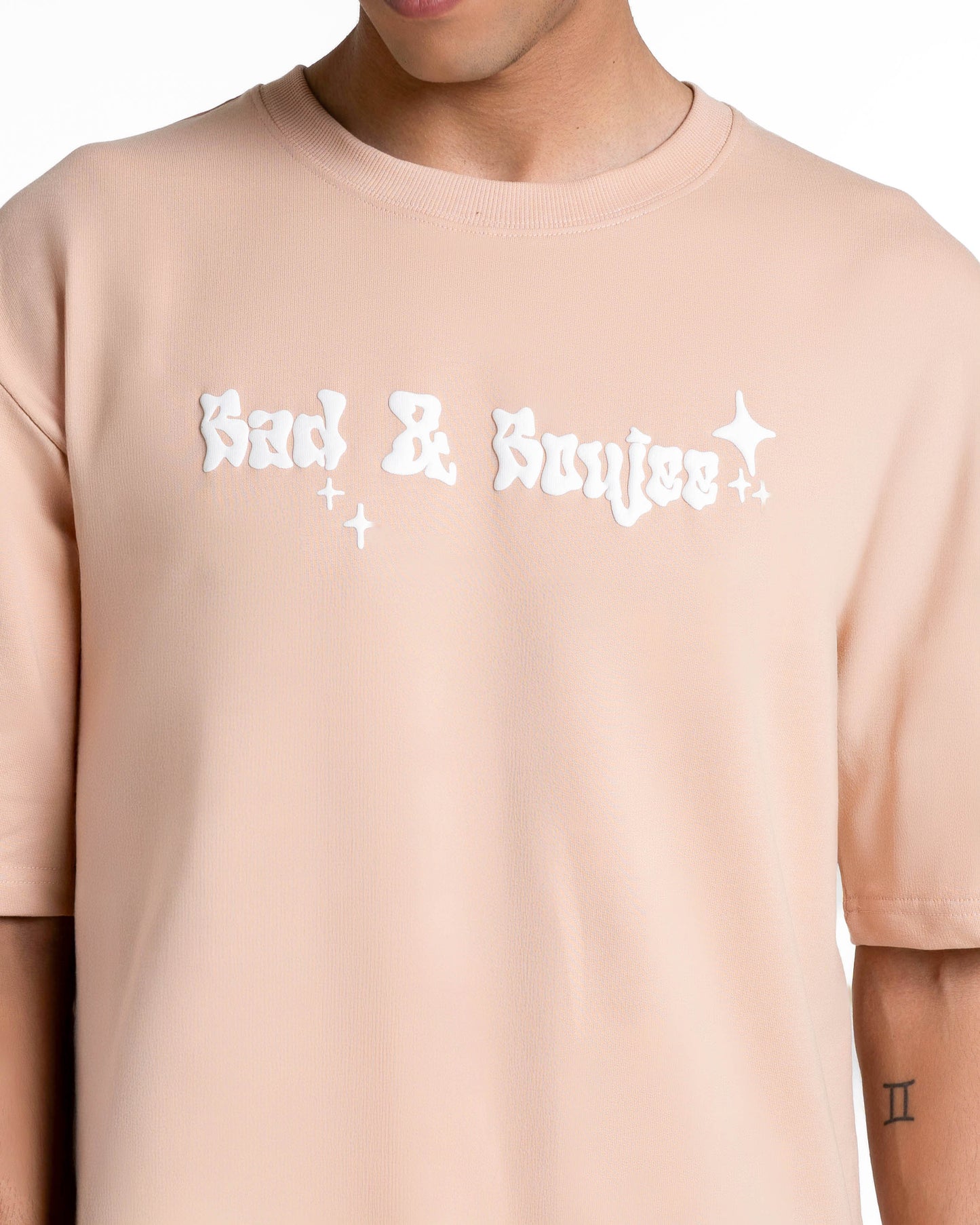 Dark Hours Hazelnut Beige Oversized T-Shirts