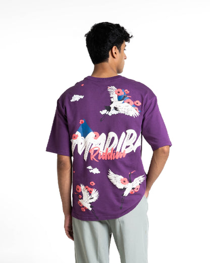Madiba Purple Oversized T-shirt